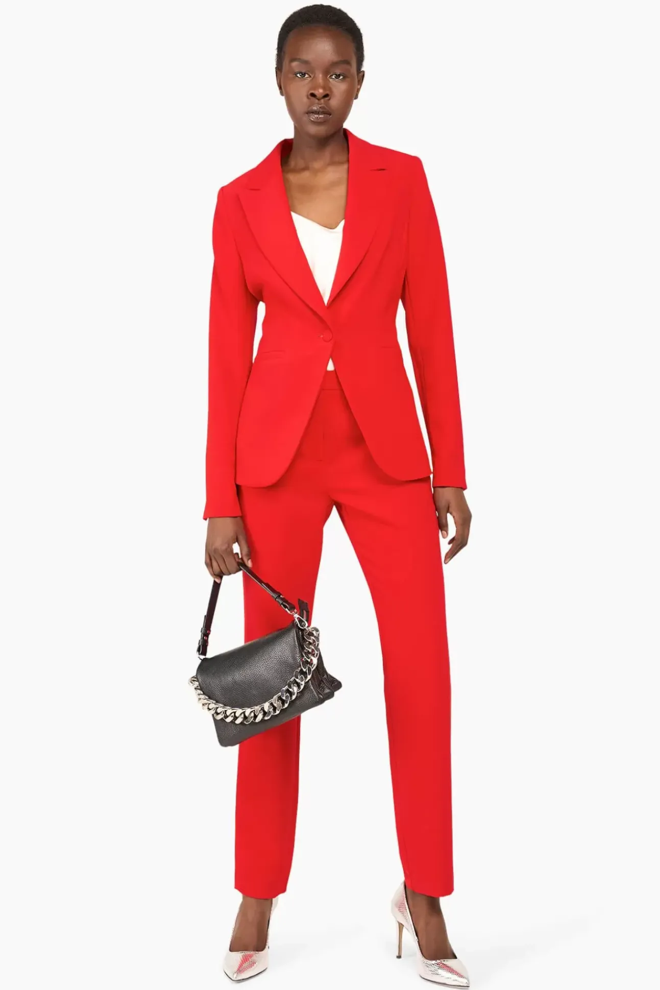 JANICE Blazers^Blazer Dames Getailleerd Luke Rood