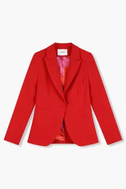 JANICE Blazers^Blazer Dames Getailleerd Luke Rood