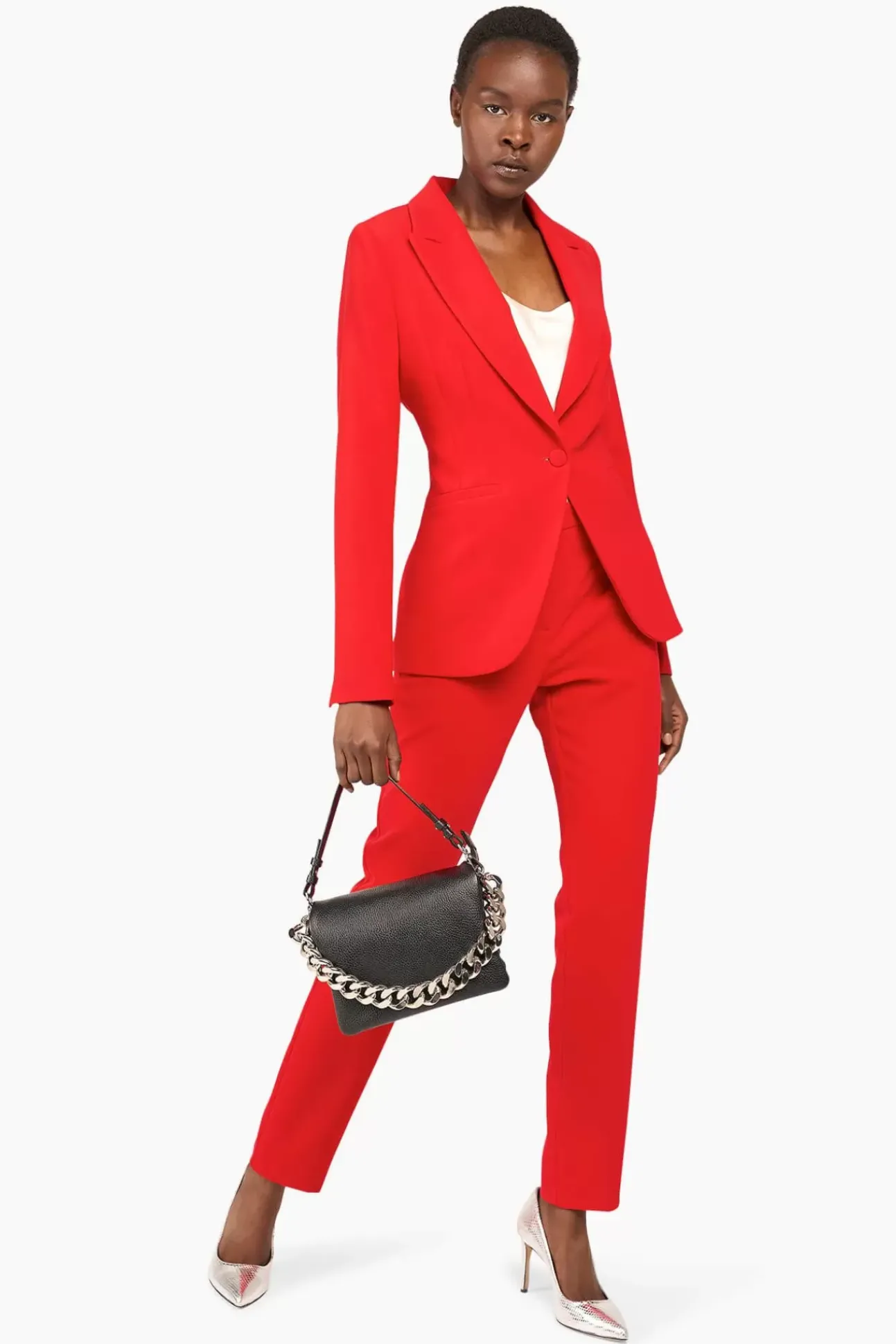 JANICE Blazers^Blazer Dames Getailleerd Luke Rood