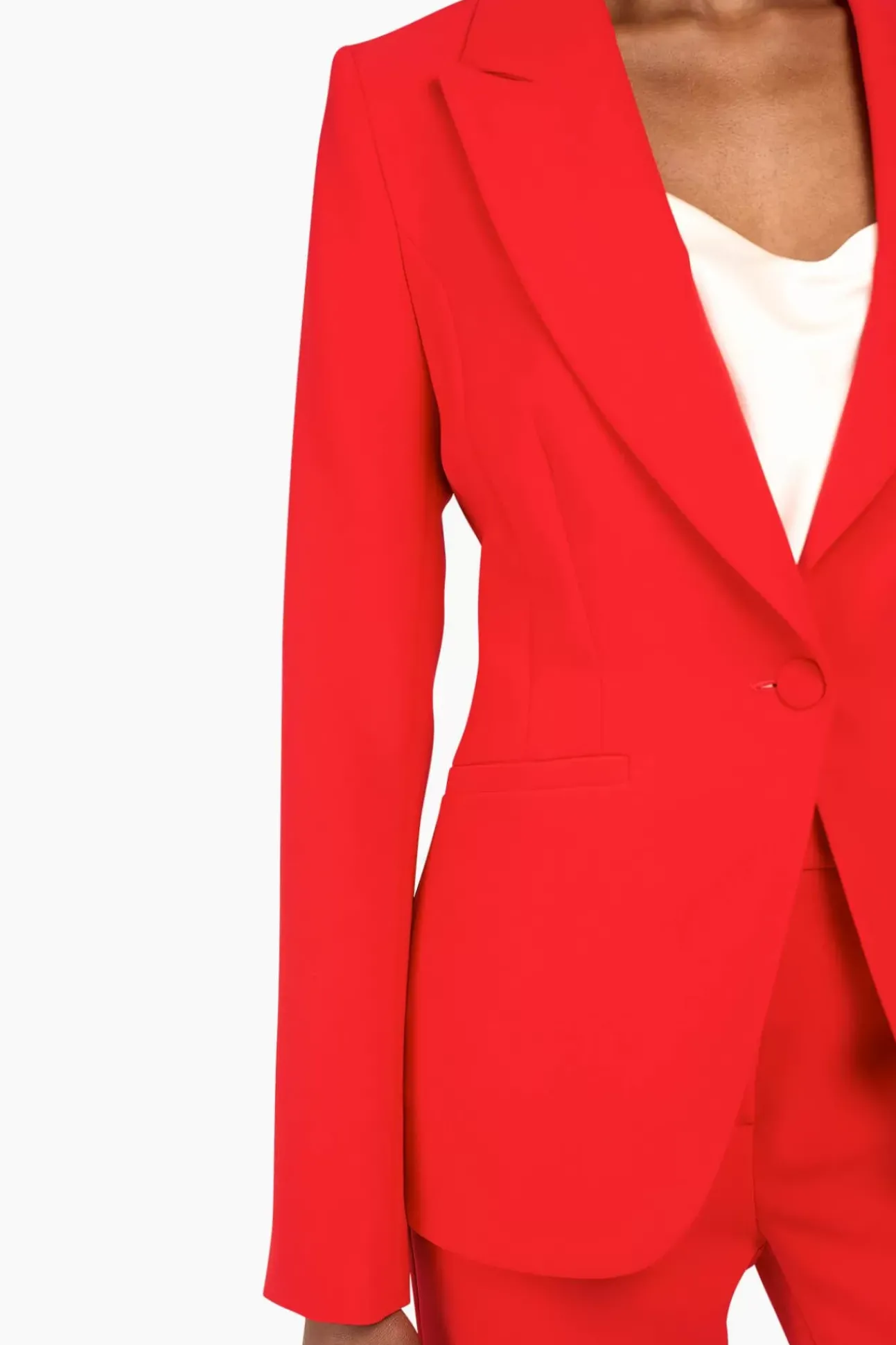 JANICE Blazers^Blazer Dames Getailleerd Luke Rood