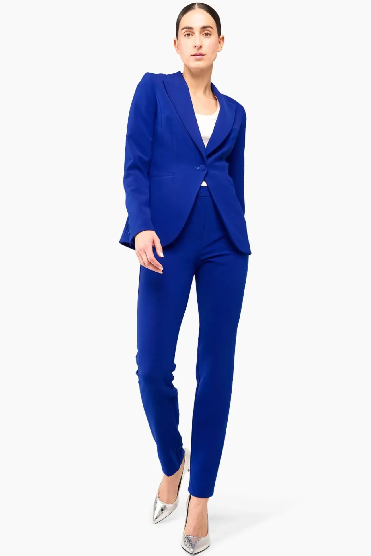 JANICE Blazers^Blazer Dames Getailleerd Luke Blauw