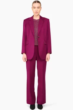 JANICE Blazers^Blazer Dames Hank Burgundy