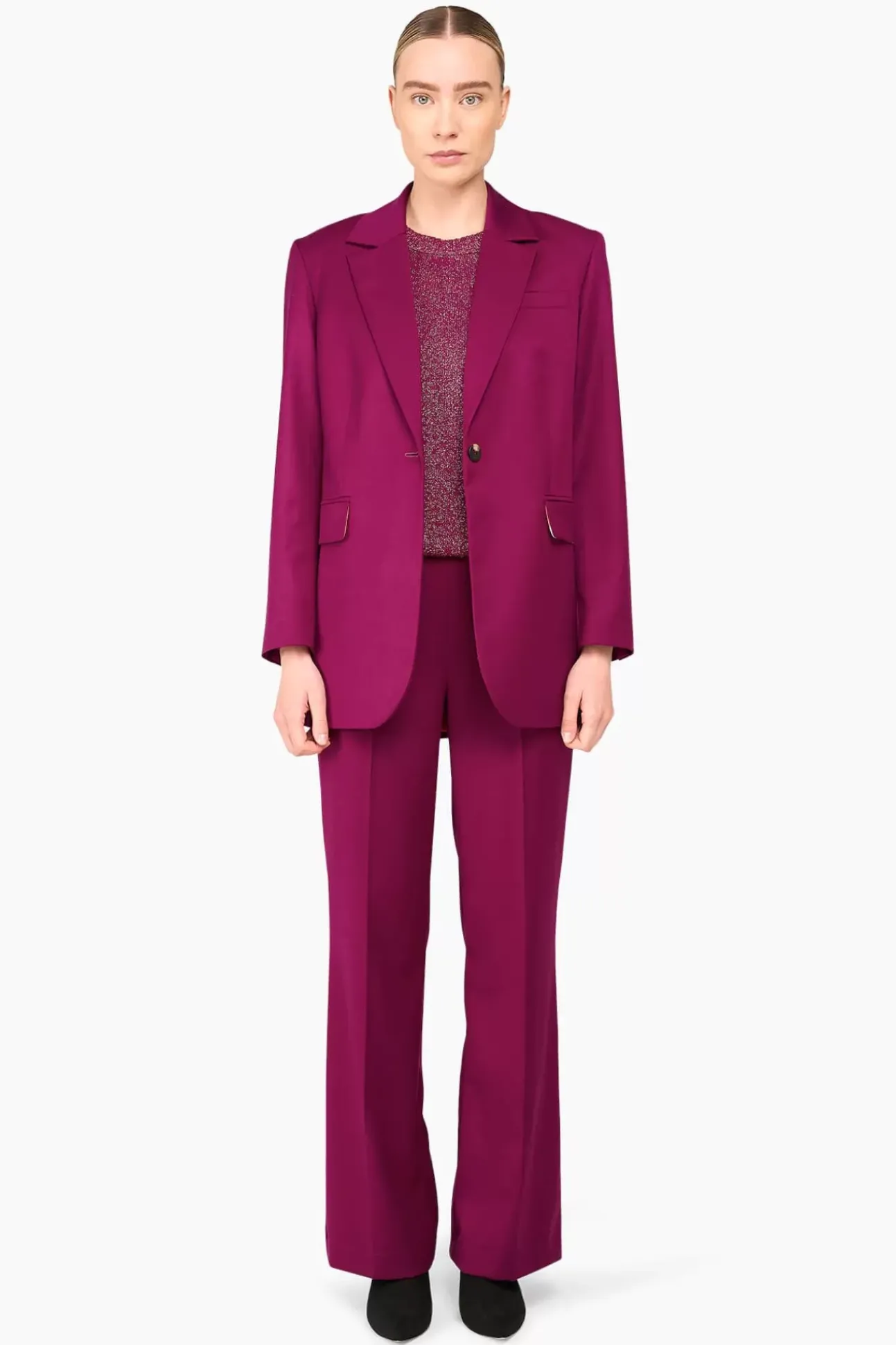 JANICE Blazers^Blazer Dames Hank Burgundy