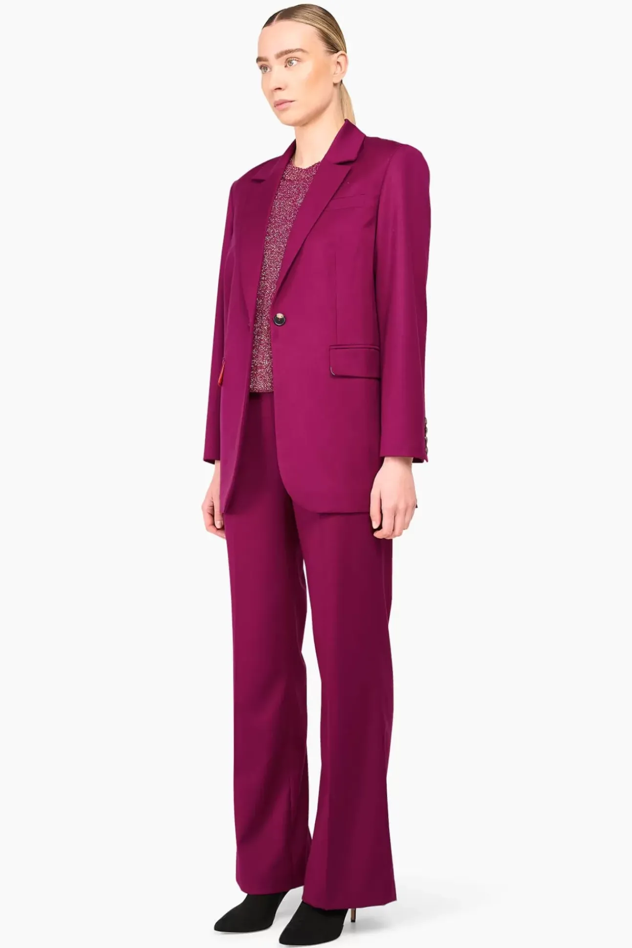 JANICE Blazers^Blazer Dames Hank Burgundy