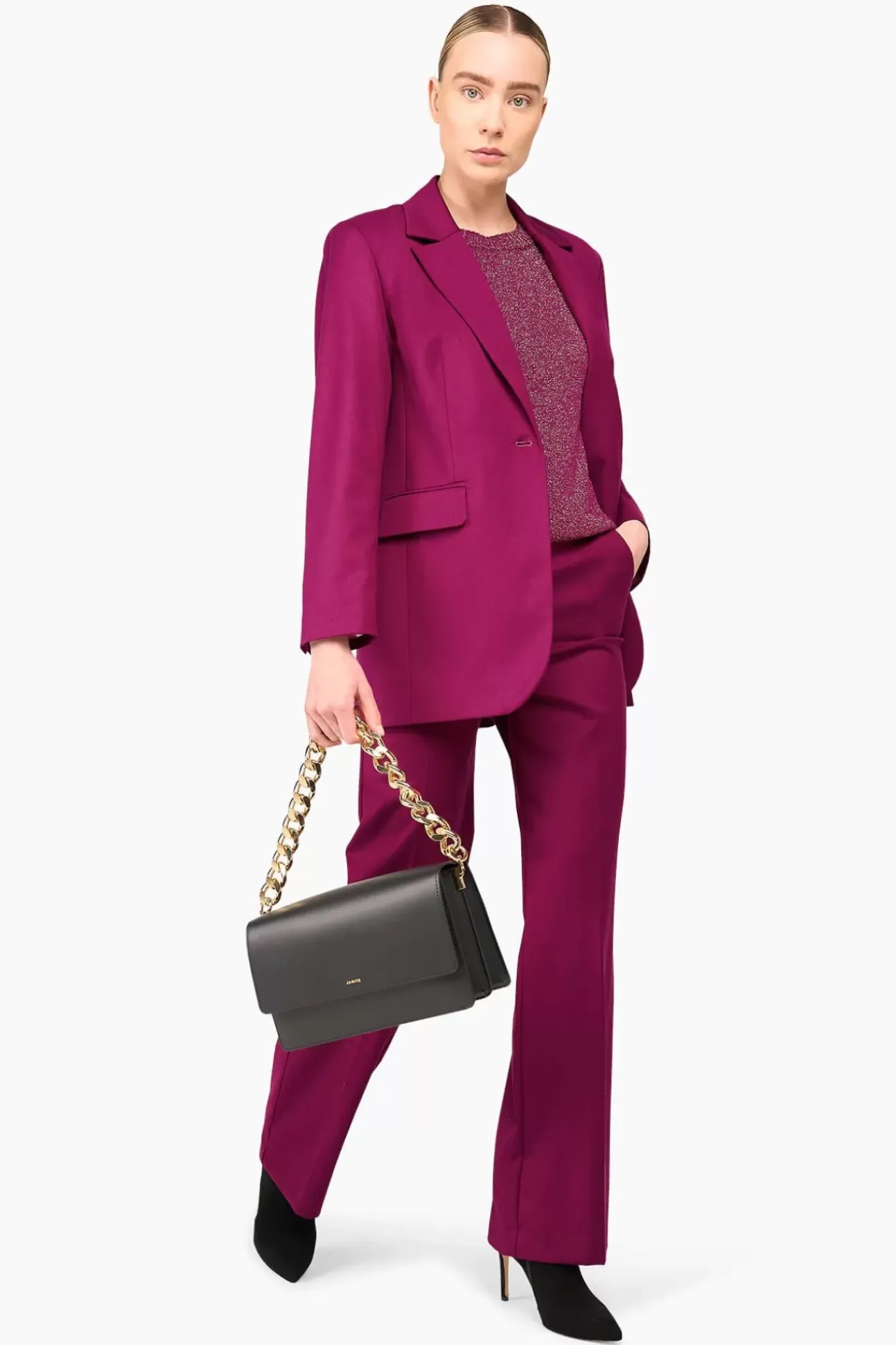 JANICE Blazers^Blazer Dames Hank Burgundy