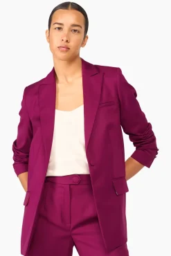 JANICE Blazers^Blazer Dames Nash Burgundy