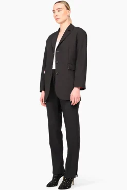 JANICE Blazers^Blazer Dames Oversized Buddy Zwart
