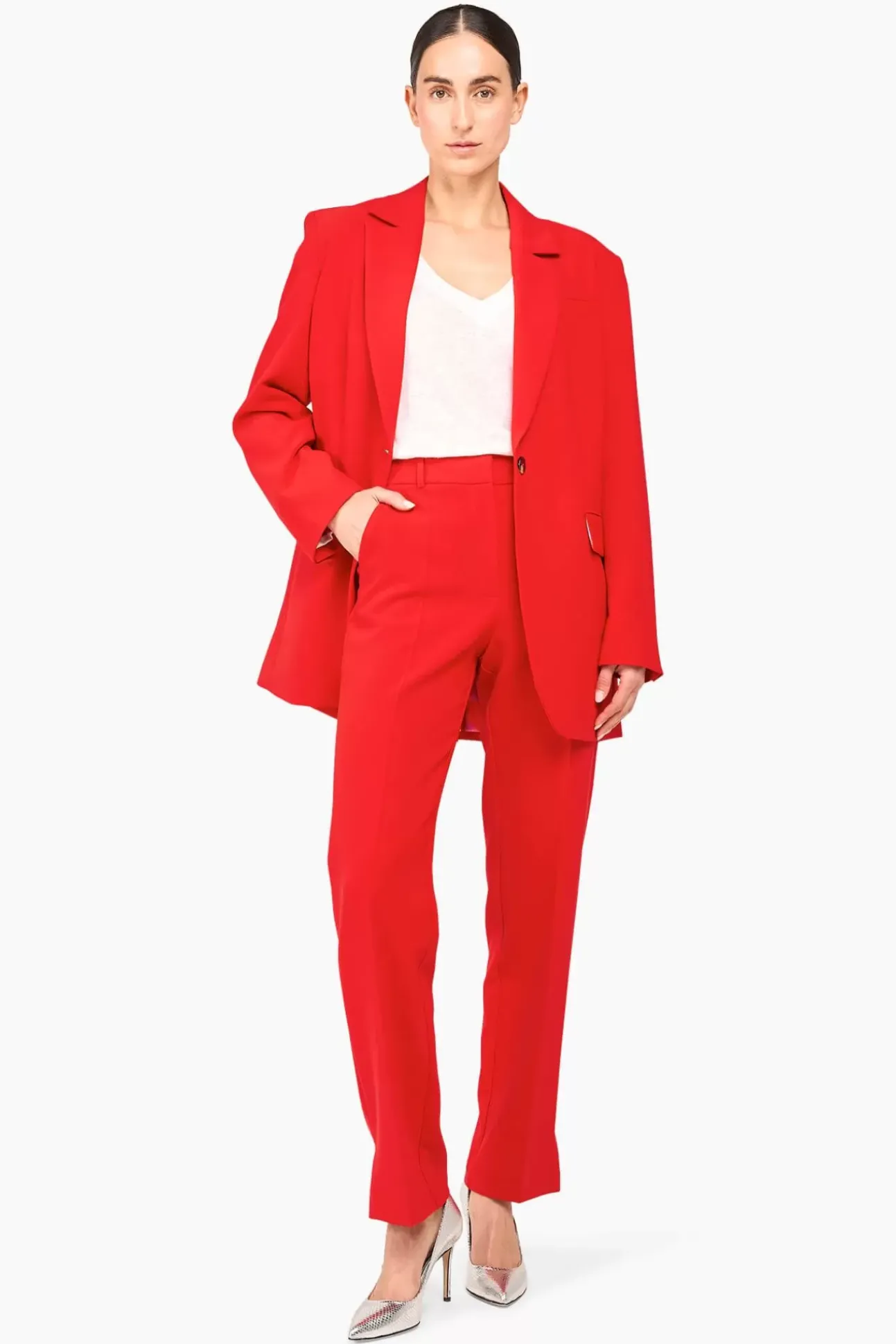 JANICE Blazers^Blazer Dames Oversized Hank Rood