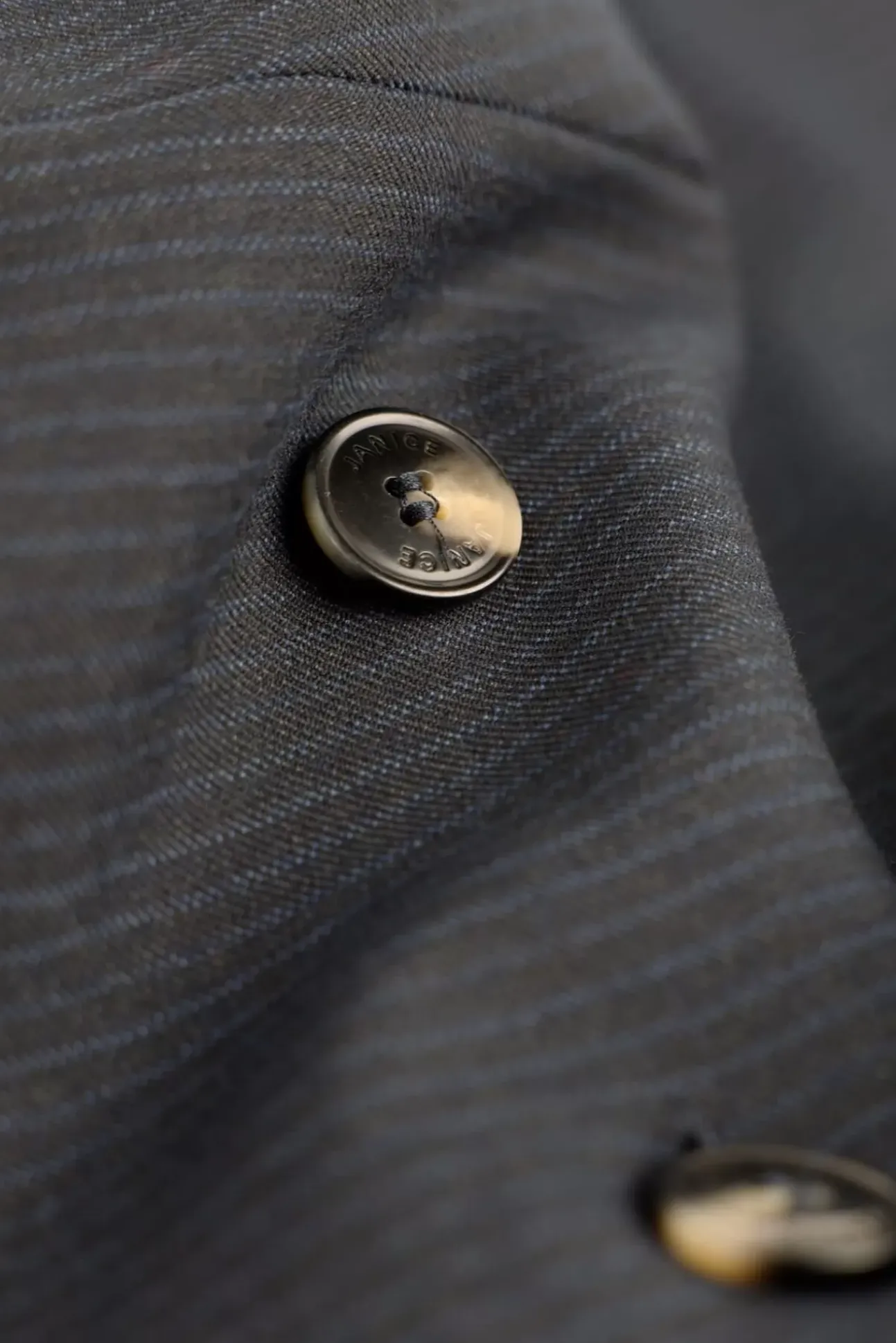 JANICE Blazers^Blazer Dames Streep Kingston Blauw