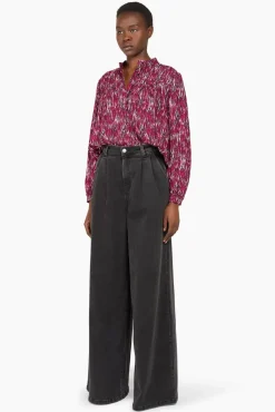 JANICE Blouses^Blouse Dames Viscose Miles Burgundy
