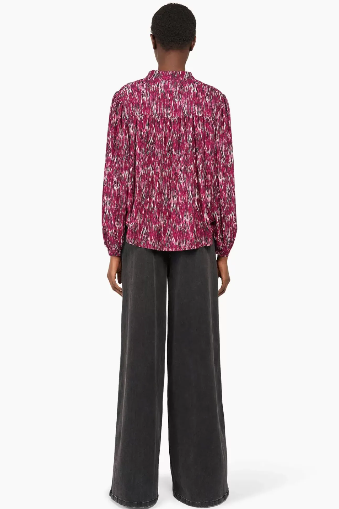 JANICE Blouses^Blouse Dames Viscose Miles Burgundy