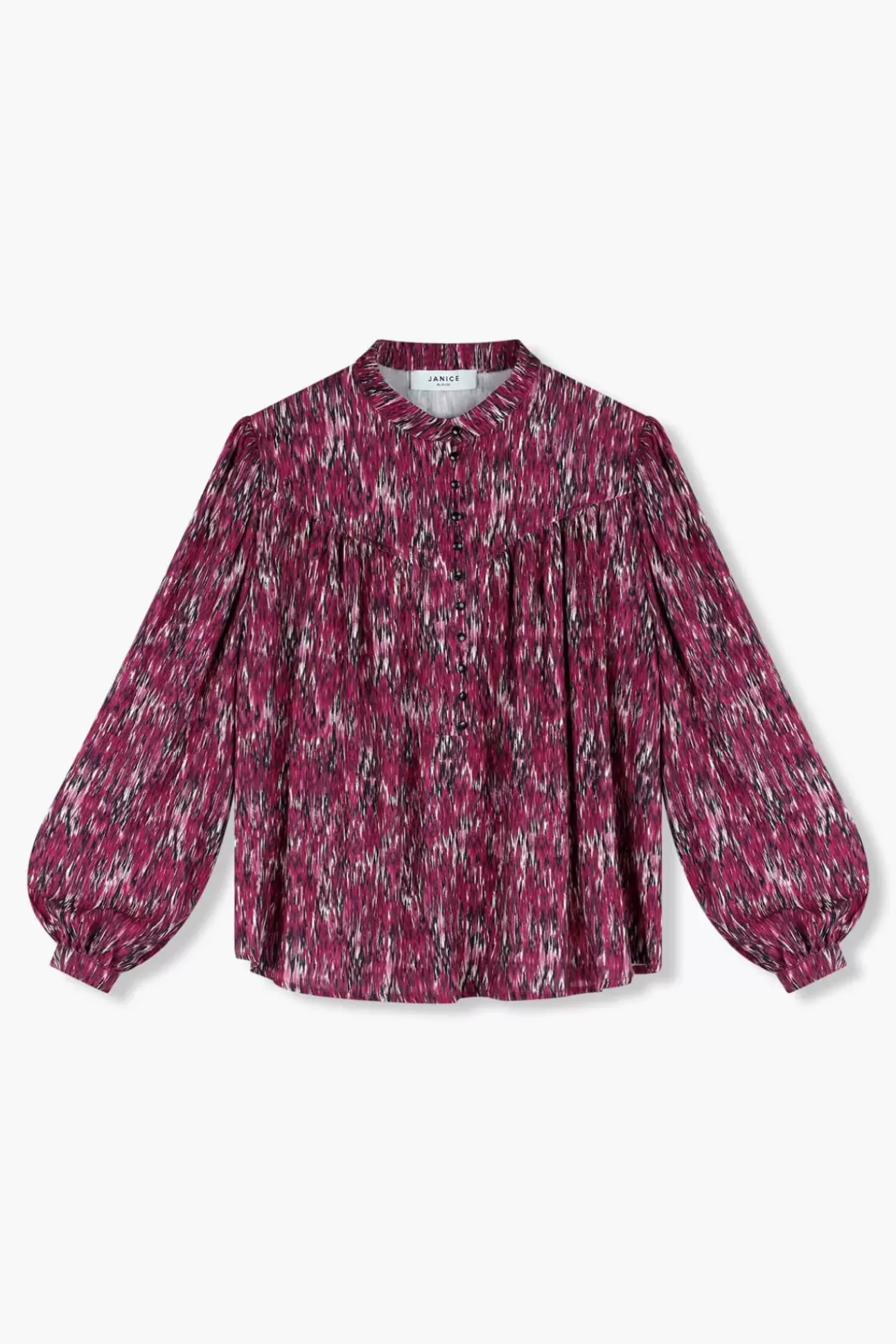 JANICE Blouses^Blouse Dames Viscose Miles Burgundy