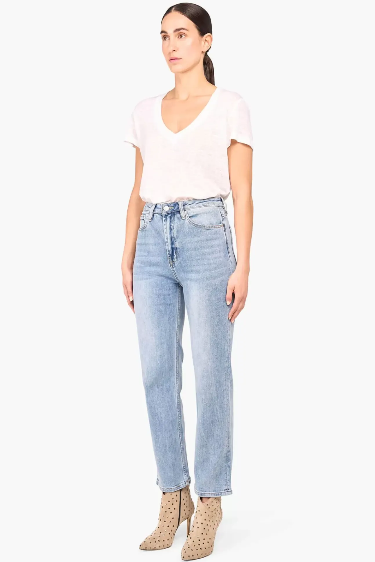 JANICE Denim^Boyfriend Jeans Morgan Blue 808