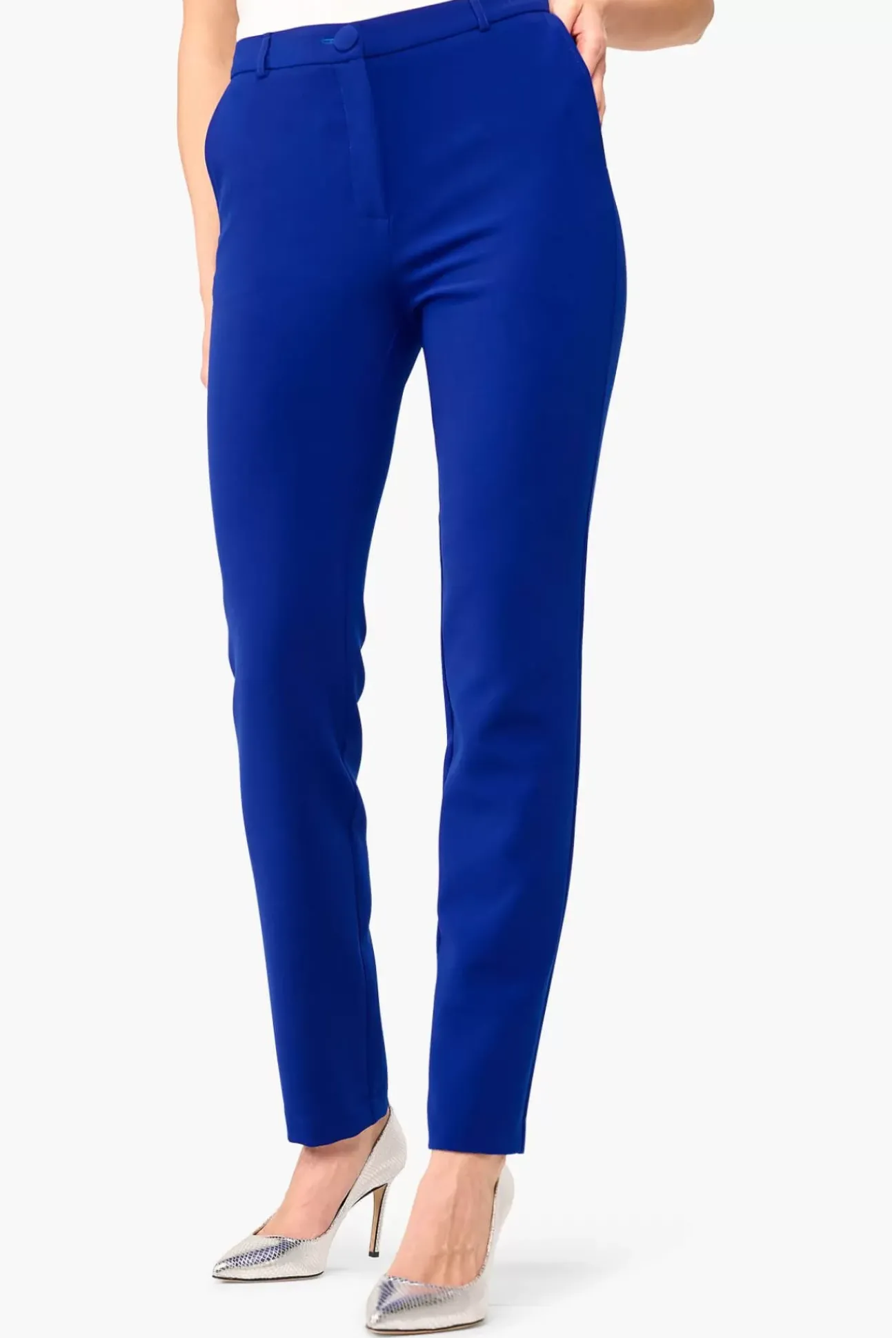 JANICE Broeken^Broek Dames Curtis Blauw