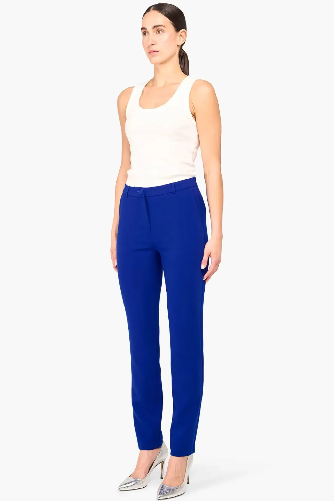 JANICE Broeken^Broek Dames Curtis Blauw