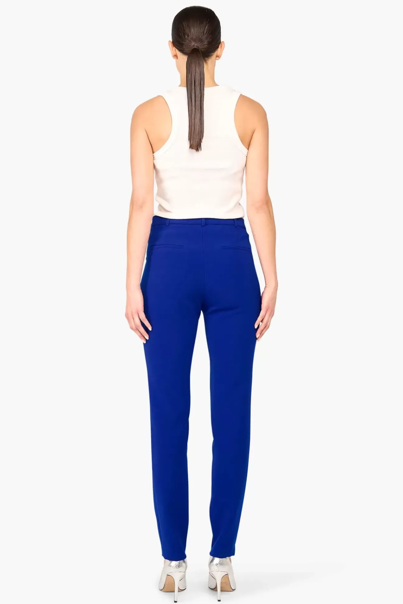 JANICE Broeken^Broek Dames Curtis Blauw