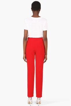 JANICE Broeken^Broek Dames Curtis Rood