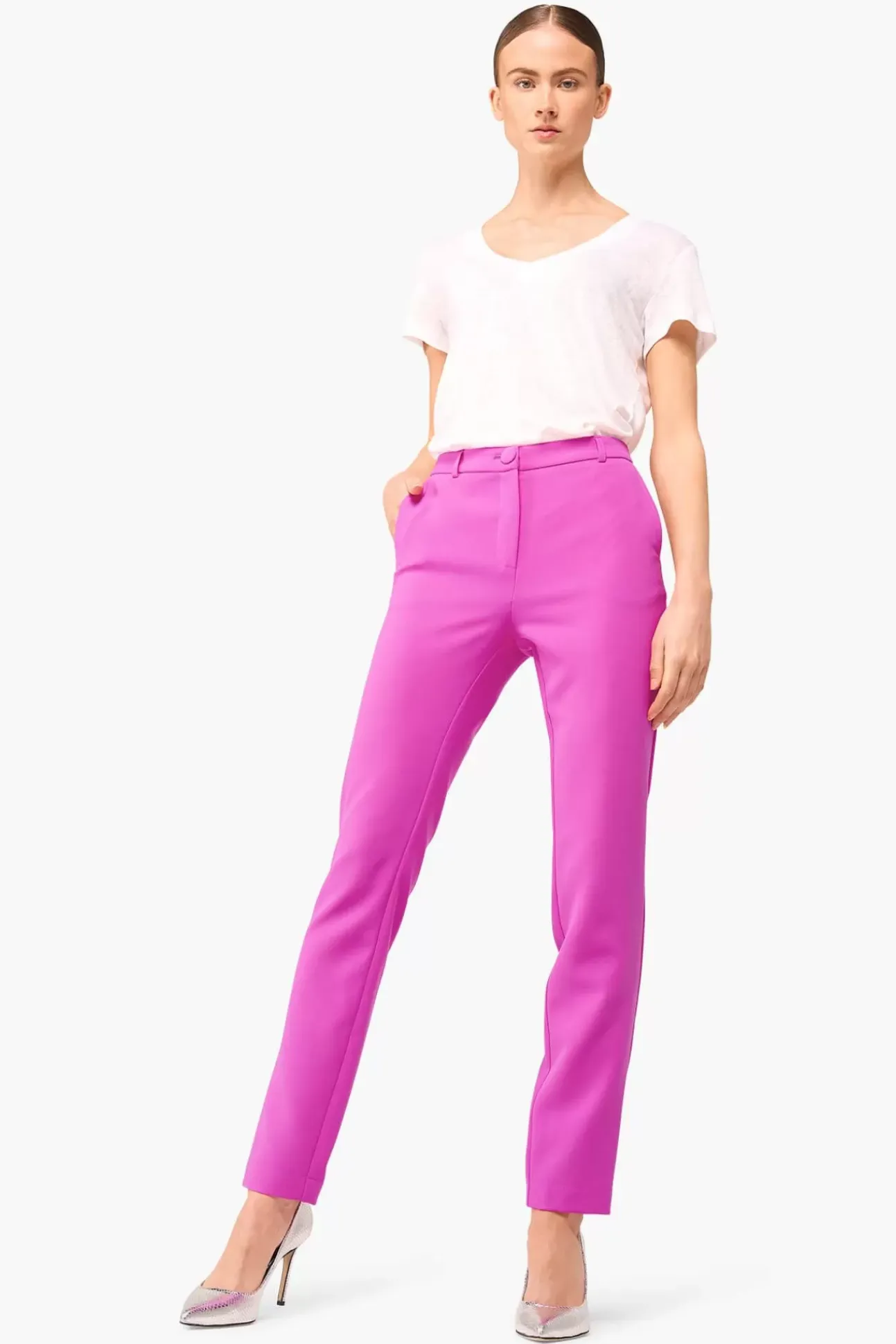 JANICE Broeken^Broek Dames Curtis Roze