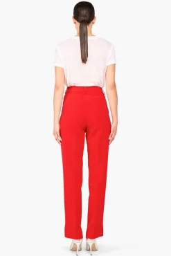 JANICE Broeken^Broek Dames Marc Rood