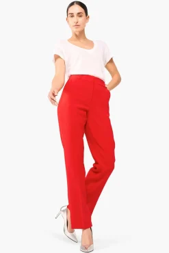 JANICE Broeken^Broek Dames Marc Rood