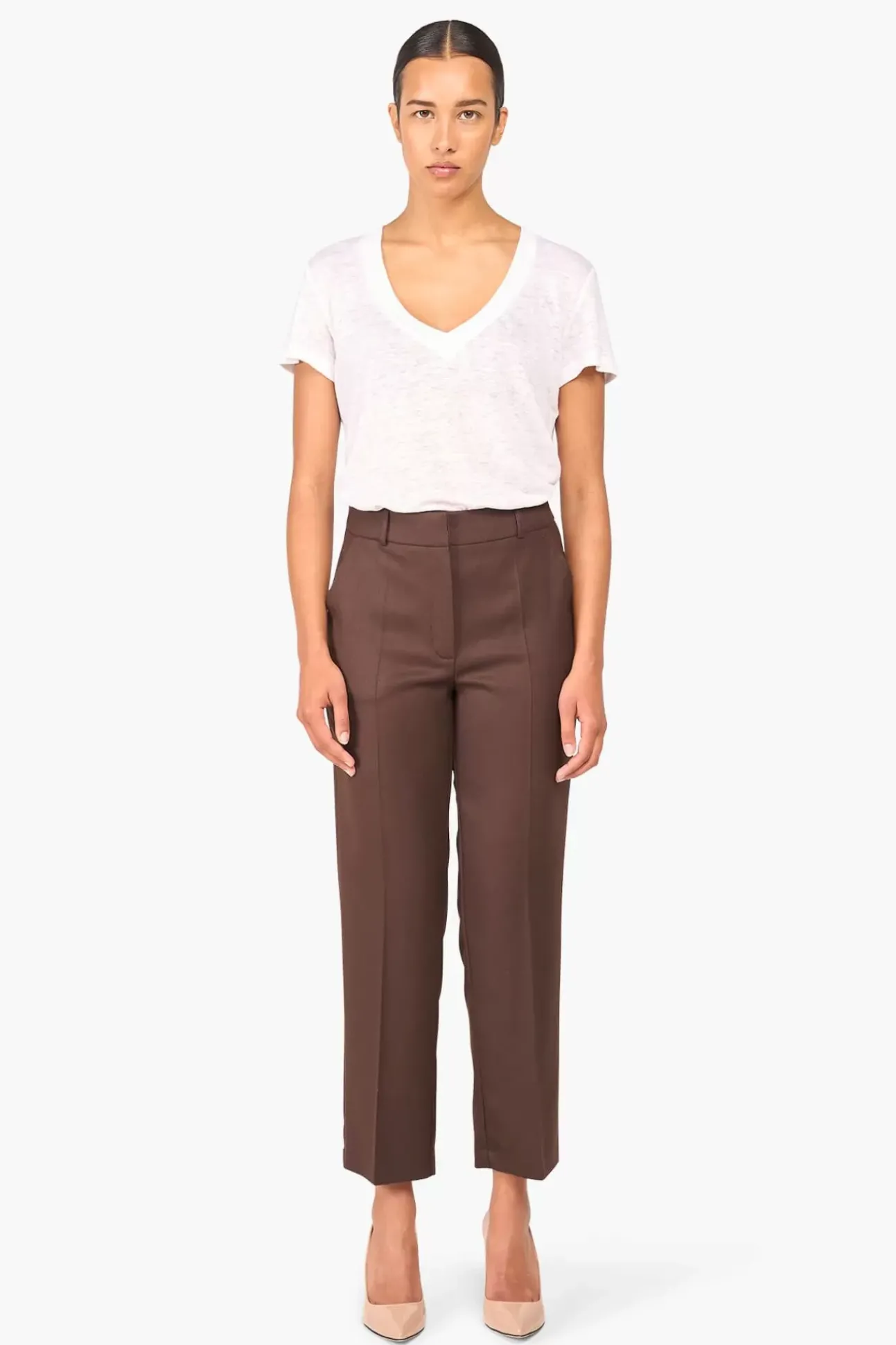 JANICE Broeken^Broek Dames Sean Bruin