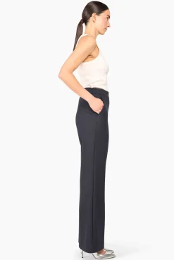 JANICE Broeken^Broek Dames Streep Pete Blauw
