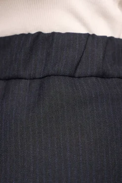 JANICE Broeken^Broek Dames Streep Pete Blauw