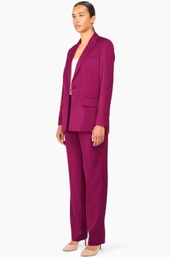 JANICE Pakken^Burgundy Dames Pak