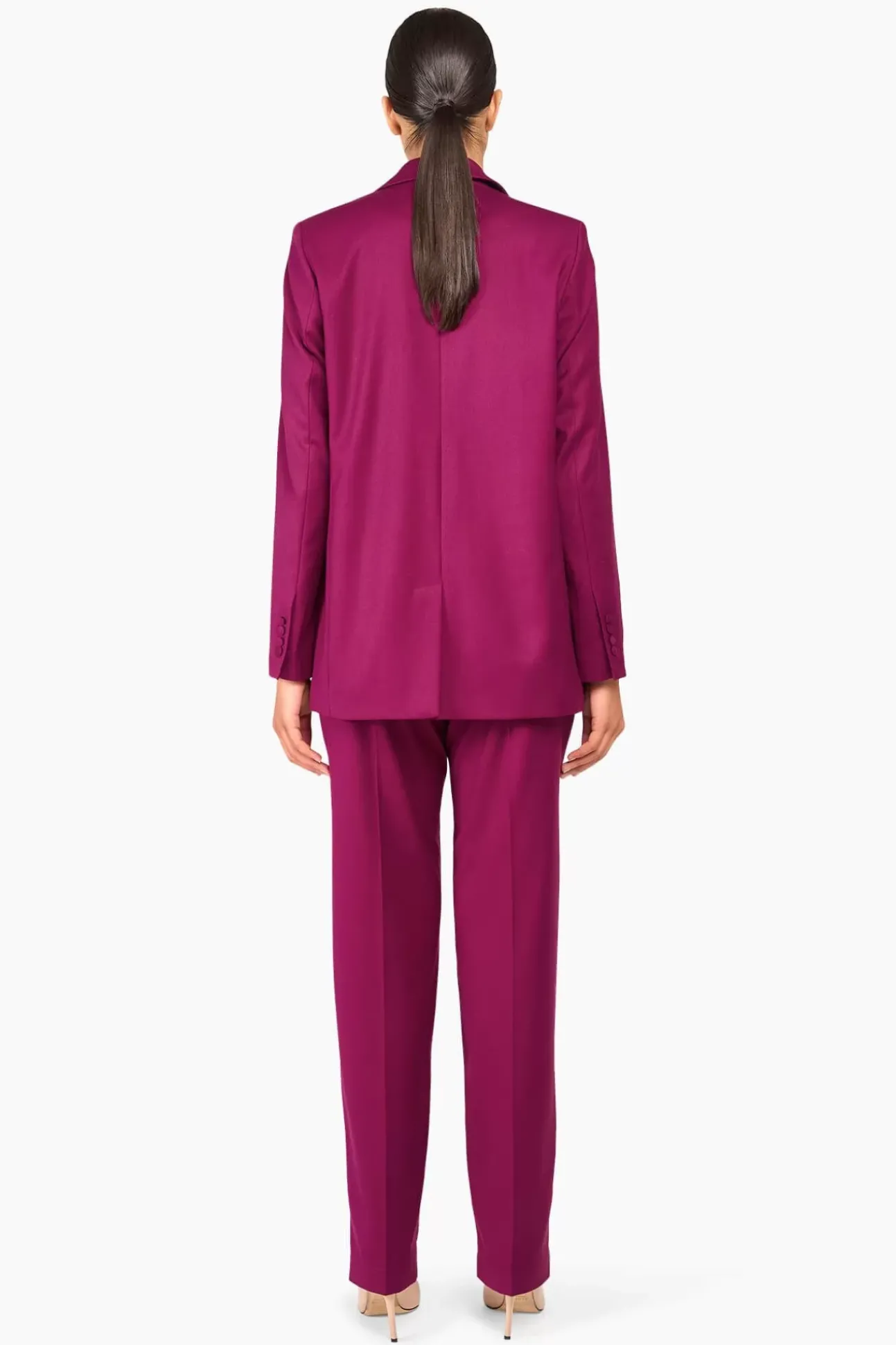 JANICE Pakken^Burgundy Dames Pak