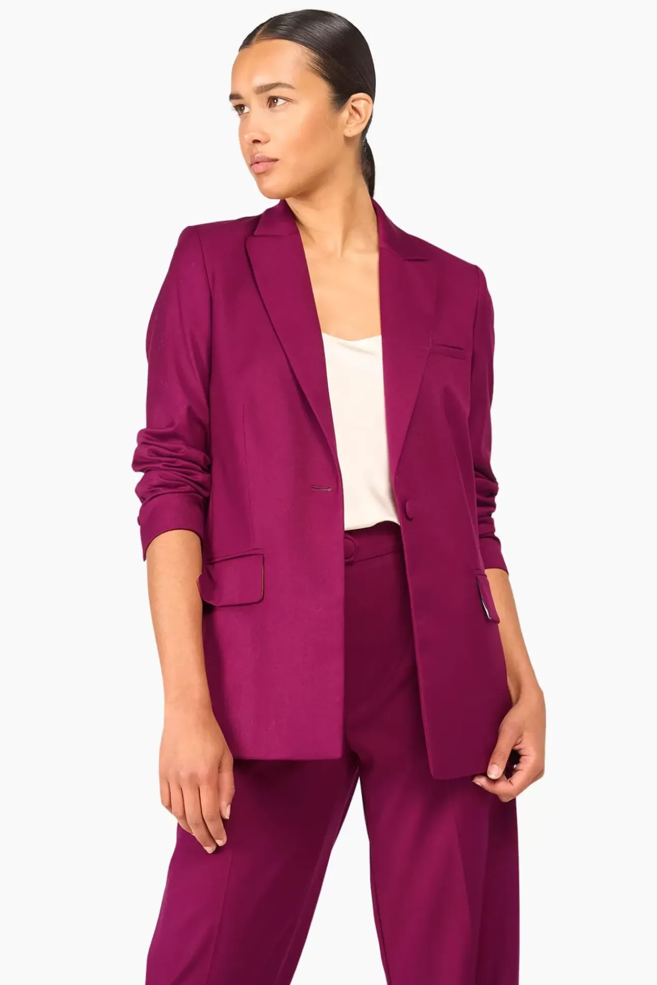 JANICE Pakken^Burgundy Dames Pak