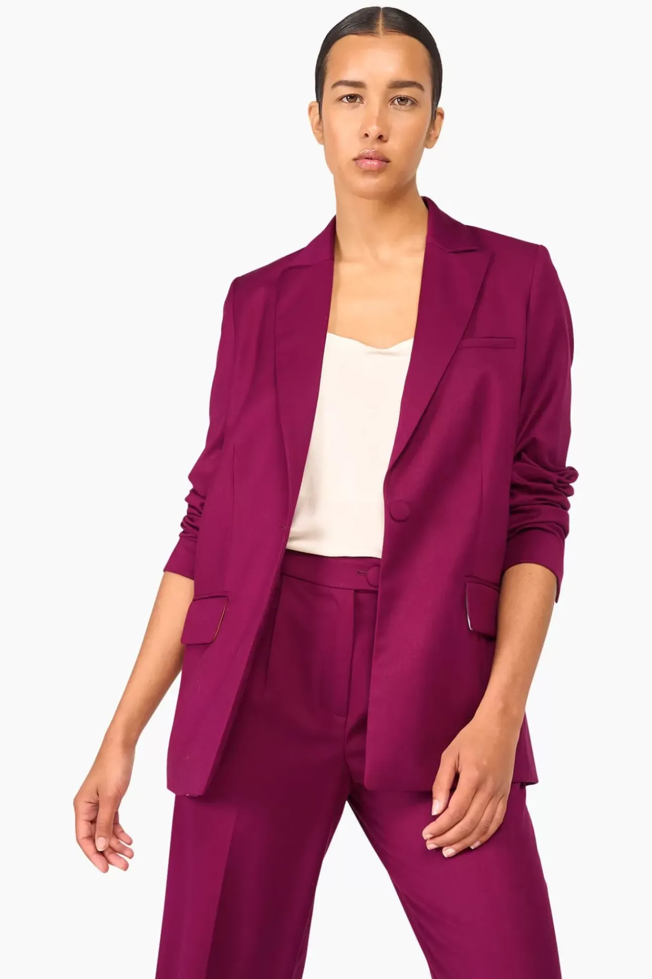JANICE Pakken^Burgundy Dames Pak