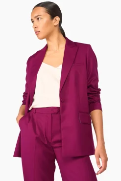 JANICE Pakken^Burgundy Dames Pak