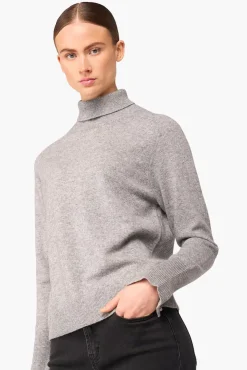 JANICE Sweaters & Truien^Cashmere Blend Coltrui Dames Johnny Grijs