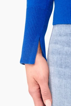 JANICE Sweaters & Truien^Cashmere Blend Coltrui Dames Johnny Blauw