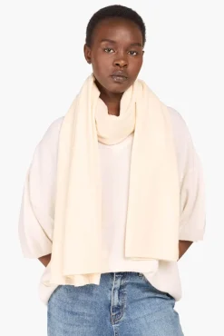 JANICE Sjaals^Cashmere Blend Sjaal Dames Santos Off White