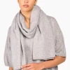 JANICE Sjaals^Cashmere Blend Sjaal Santos Grijs