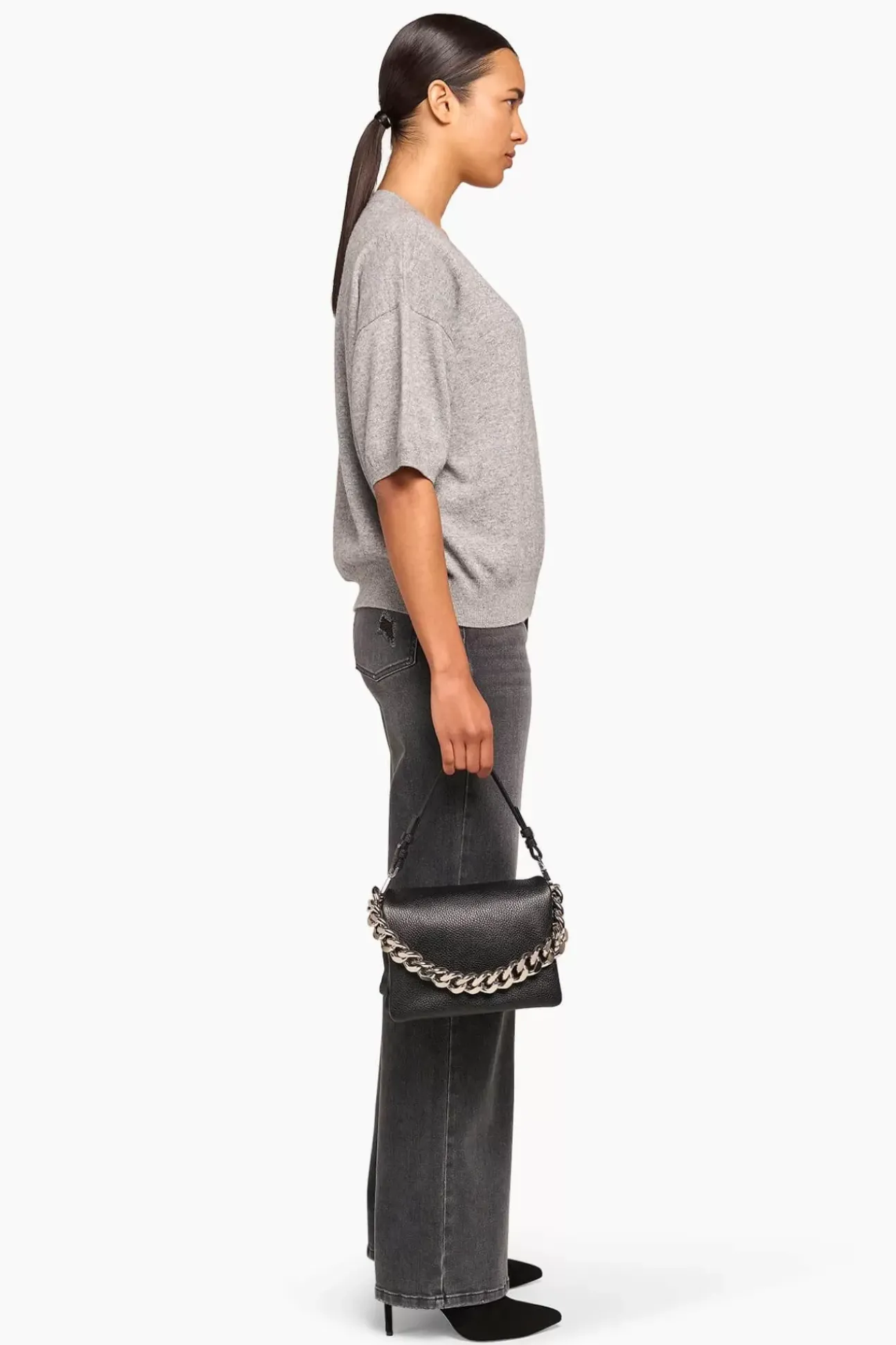 JANICE Sweaters & Truien^Cashmere Blend Trui Dames Romeo Grey