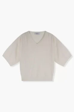 JANICE Sweaters & Truien^Cashmere Blend Truitje Romeo Off White