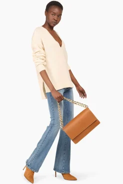 JANICE Sweaters & Truien^Cashmere Trui Dames Brick Off White