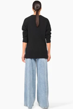 JANICE Sweaters & Truien^Cashmere Trui Dames Vhals Brick Zwart