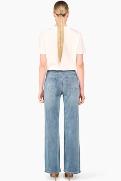 JANICE Denim^Dames Jeans Wide Leg Jason Dark Denim 009