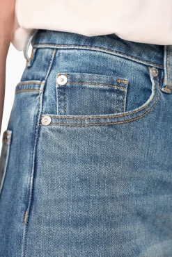 JANICE Denim^Dames Jeans Wide Leg Jason Dark Denim 009