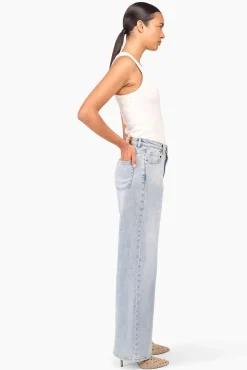 JANICE Denim^Dames Jeans Wide Leg Jason Light Denim 300