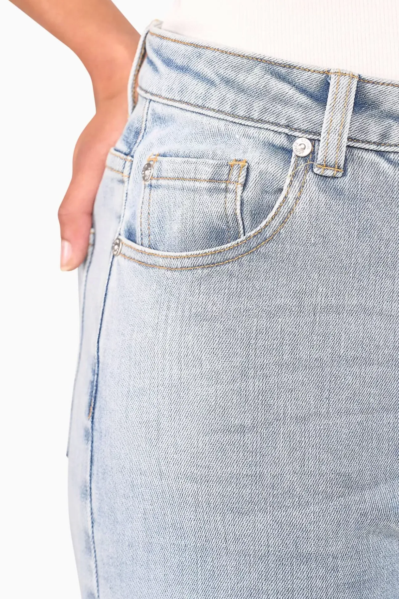 JANICE Denim^Dames Jeans Wide Leg Jason Light Denim 300