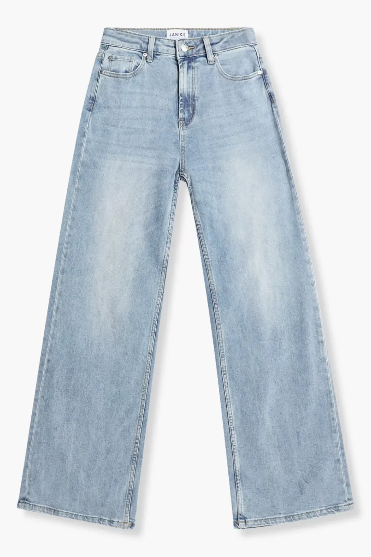 JANICE Denim^Dames Jeans Wide Leg Jason Light Denim 300