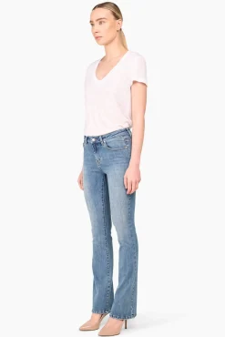 JANICE Denim^Flared Jeans Dames Arlo Blue 395