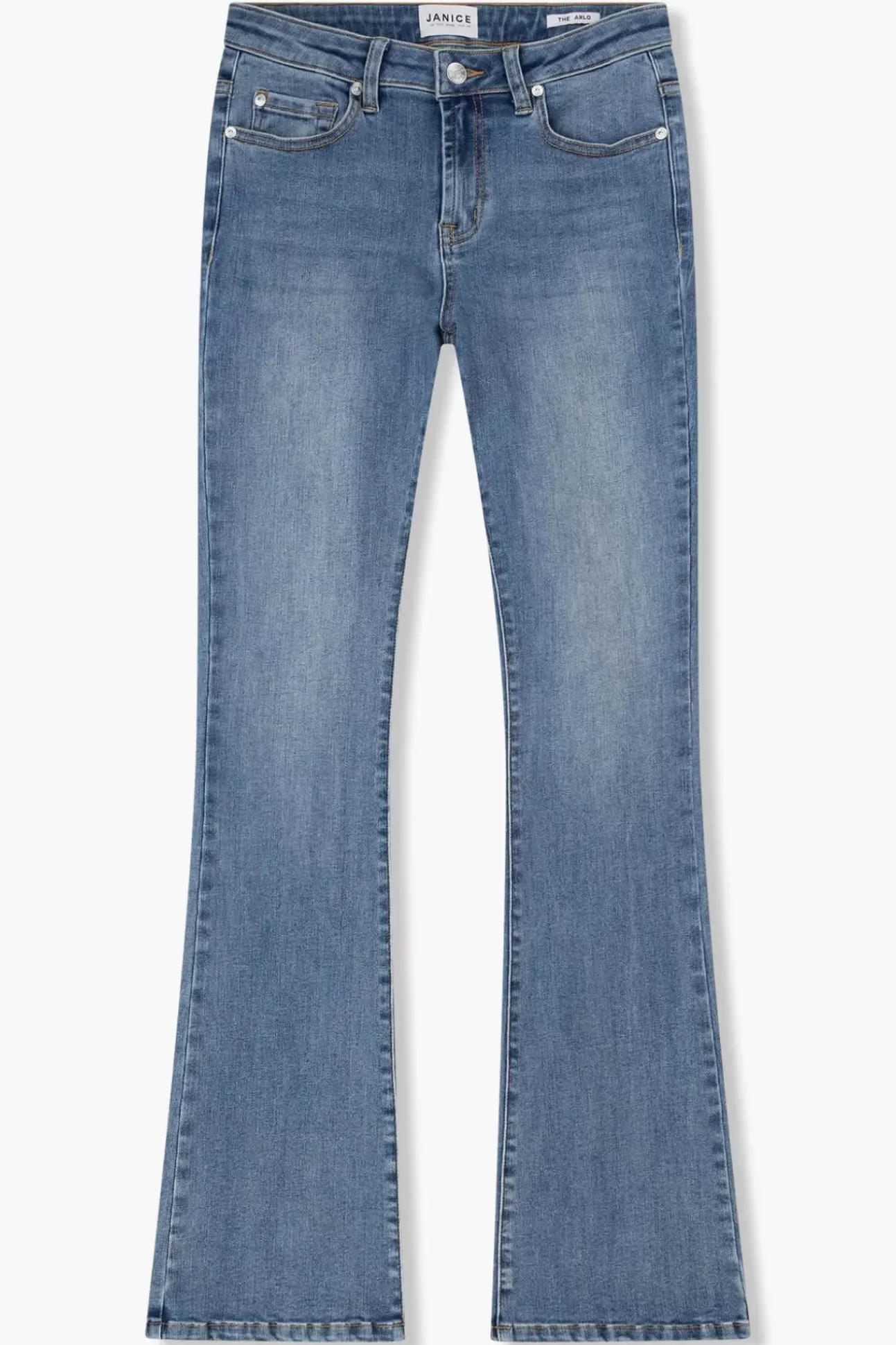 JANICE Denim^Flared Jeans Dames Arlo Blue 395