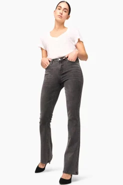 JANICE Denim^Flared Jeans Dames Arlo Grijs 811