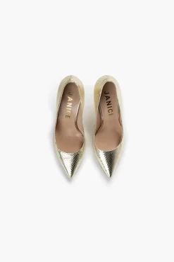 JANICE Pumps^Gouden Pump Dean Gold