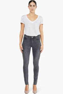 JANICE Denim^Grijze High Waist Skinny Jeans Rocket Grey 007